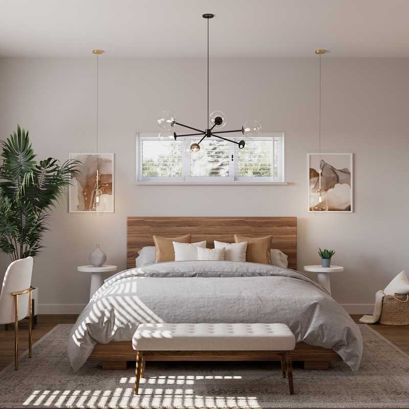 Modern, Bohemian, Midcentury Modern Bedroom Design by Havenly Interior Designer Summer