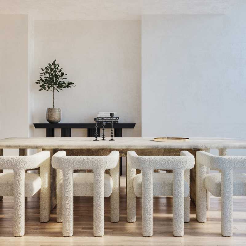 Modern, Minimal Dining Room Design by Havenly Interior Designer Kaylee