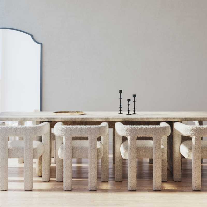 Modern, Minimal Dining Room Design by Havenly Interior Designer Kaylee