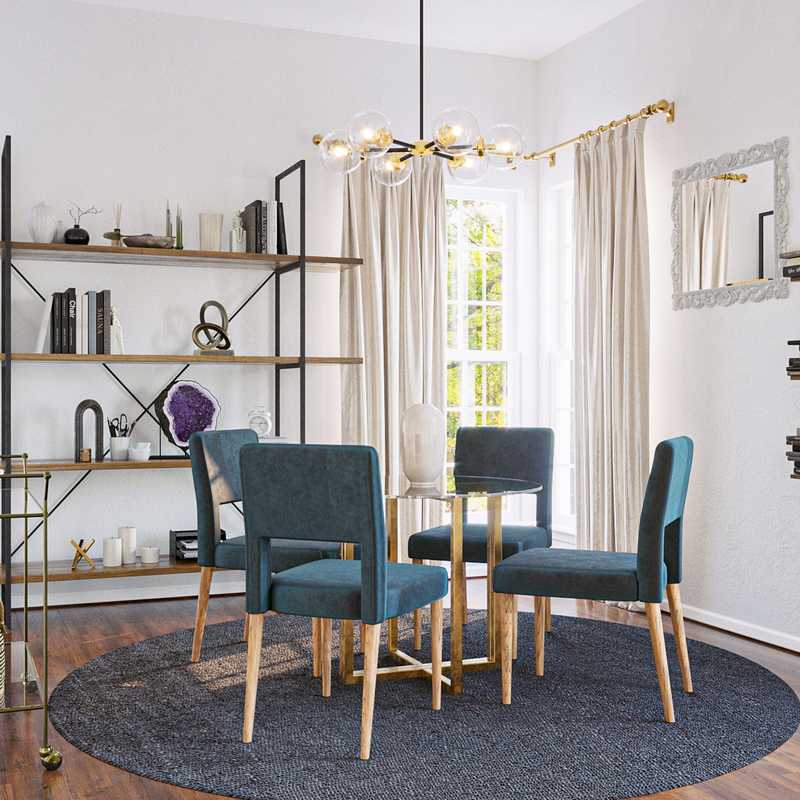 Contemporary, Modern, Midcentury Modern Dining Room Design by Havenly Interior Designer Hayley
