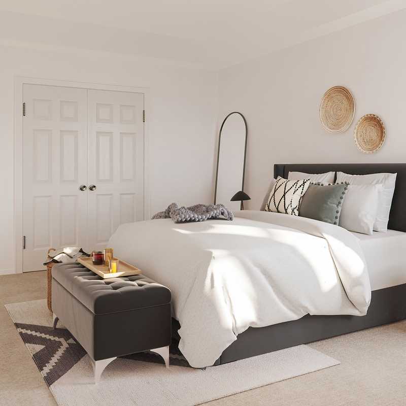 Modern, Bohemian, Midcentury Modern, Scandinavian Bedroom Design by Havenly Interior Designer Hayley