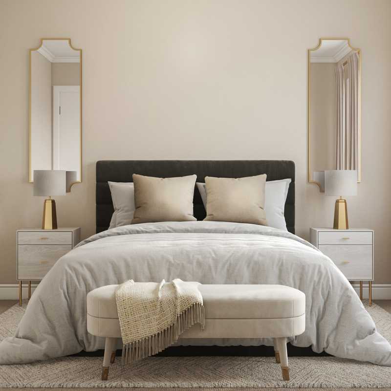Contemporary, Modern, Glam Bedroom Design by Havenly Interior Designer Nadine