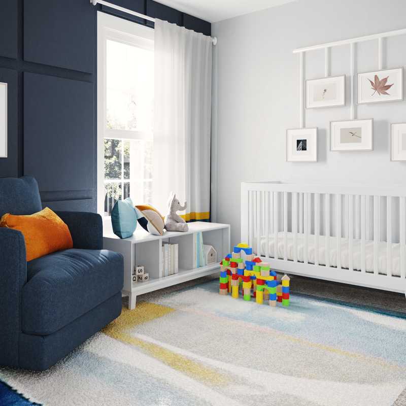 Bohemian, Scandinavian Nursery Design by Havenly Interior Designer Sydney