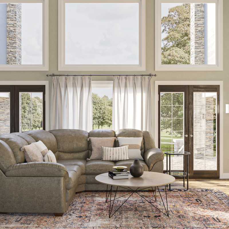 Classic, Traditional, Transitional Living Room Design by Havenly Interior Designer Ellis