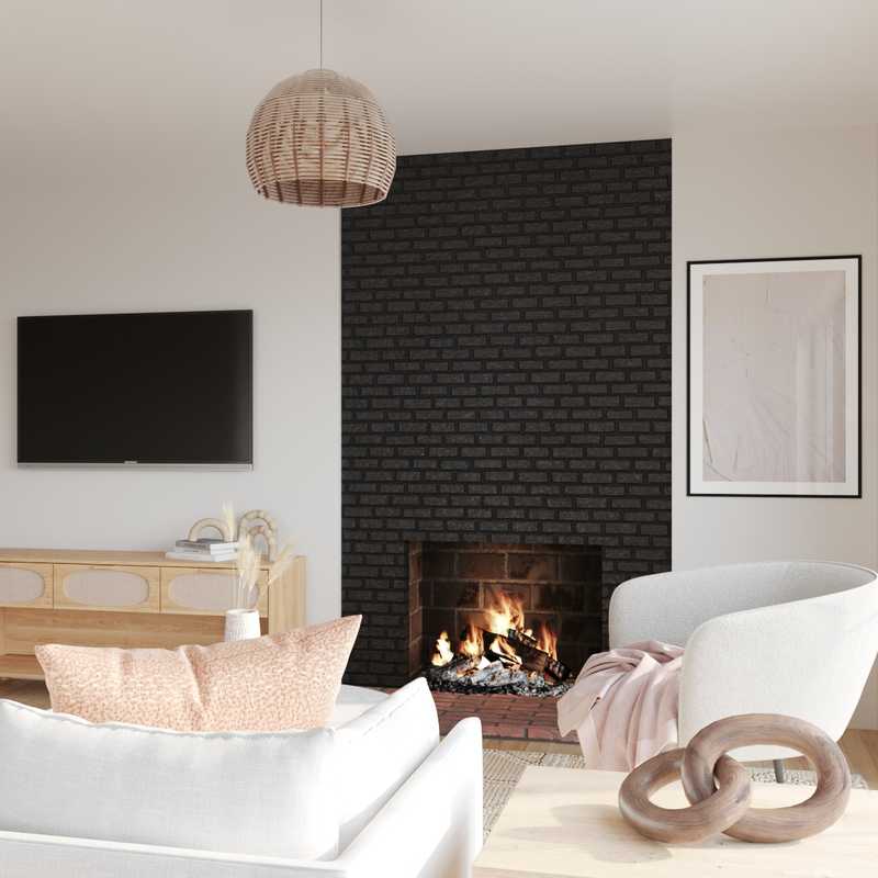 Modern, Minimal, Scandinavian Living Room Design by Havenly Interior Designer Nadine