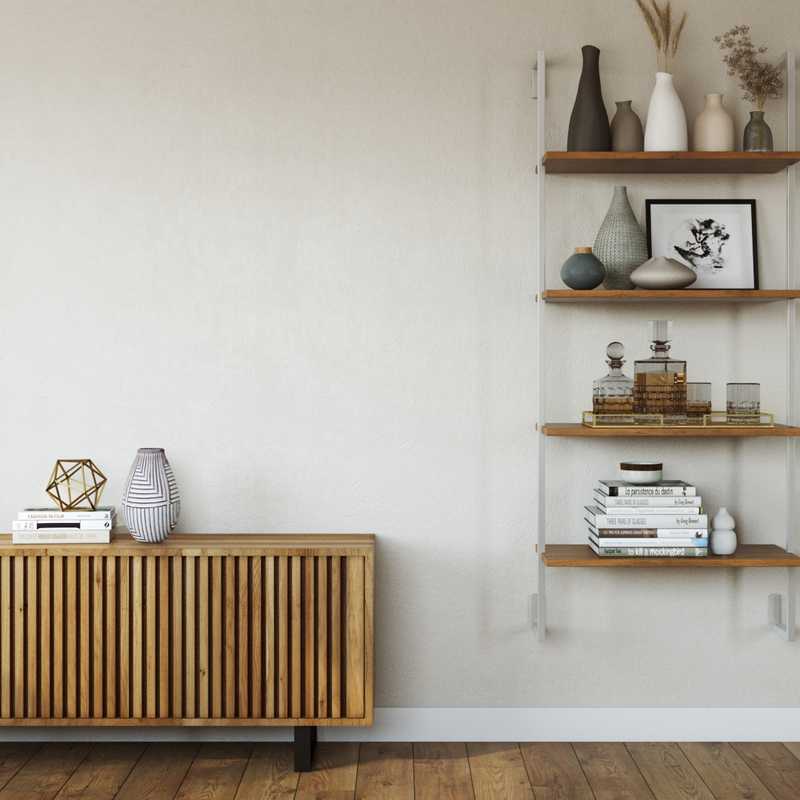 Midcentury Modern, Scandinavian Living Room Design by Havenly Interior Designer Taylor