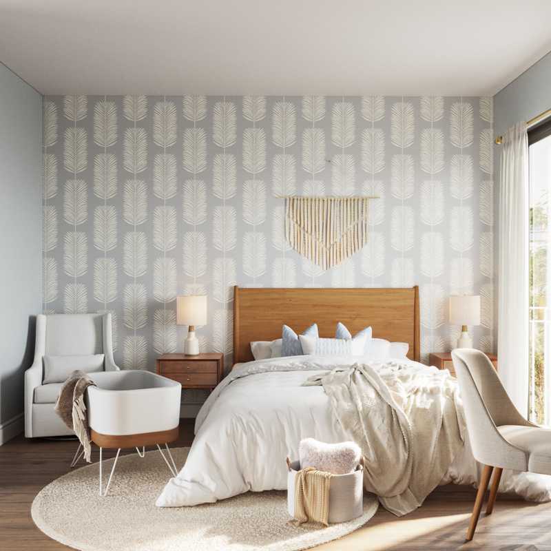 Midcentury Modern Bedroom Design by Havenly Interior Designer Maria