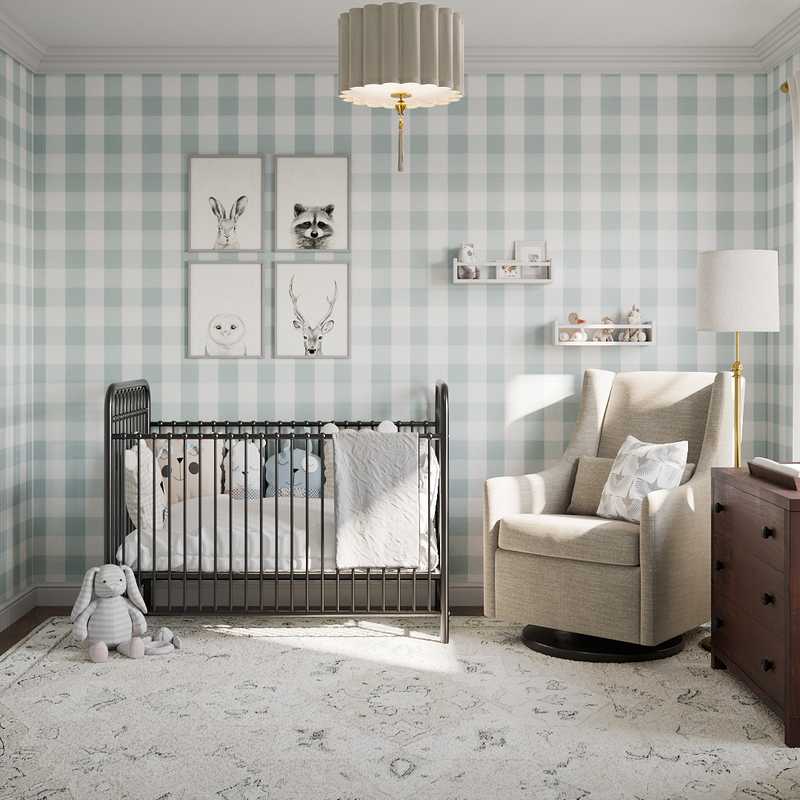 Classic, Traditional, Vintage, Preppy Nursery Design by Havenly Interior Designer Megan