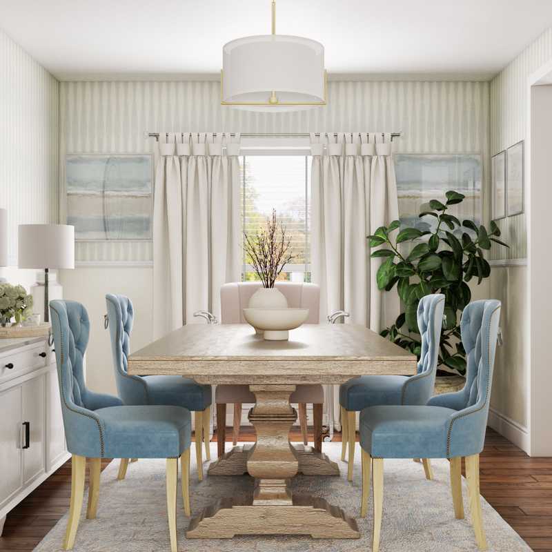 Contemporary, Traditional Dining Room Design by Havenly Interior Designer Shelby