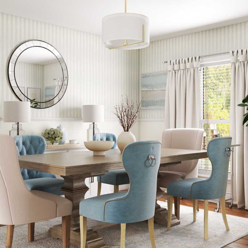 Contemporary, Traditional Dining Room Design by Havenly Interior Designer Shelby