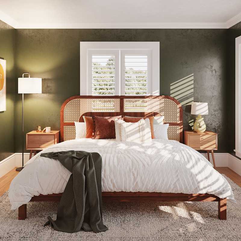 Bohemian, Scandinavian Bedroom Design by Havenly Interior Designer Kayti