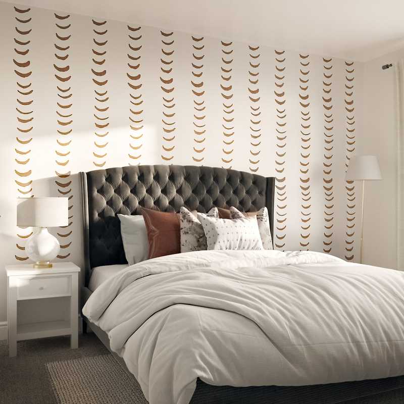 Contemporary, Bohemian Office Design by Havenly Interior Designer Mariel