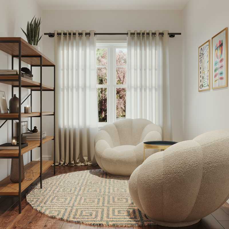 Eclectic, Glam, Midcentury Modern Not Sure Yet Design by Havenly Interior Designer Tyara