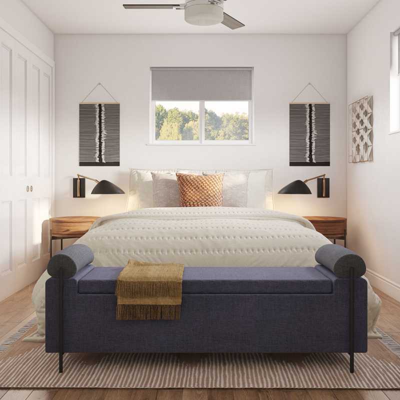 Modern, Eclectic, Scandinavian Bedroom Design by Havenly Interior Designer Nicole