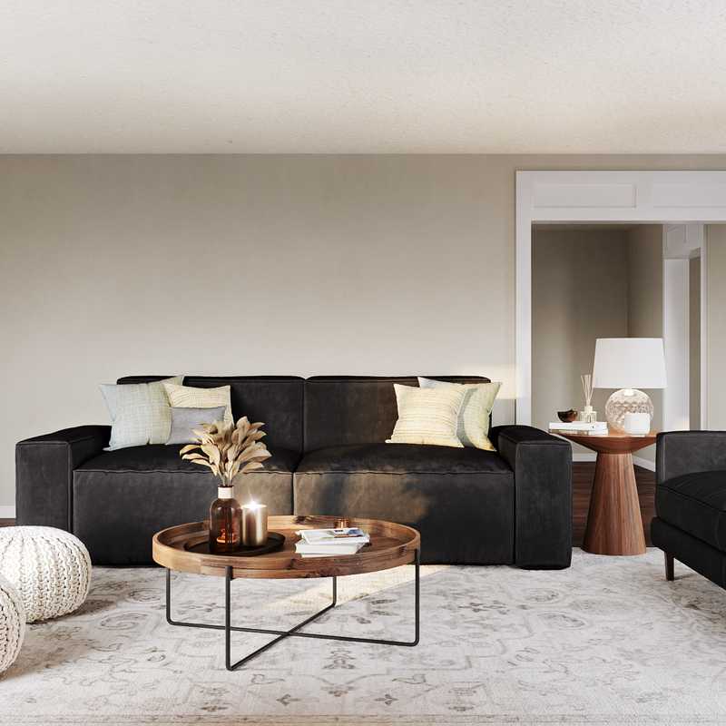 Modern, Traditional, Rustic, Transitional Living Room Design by Havenly Interior Designer Alyssa