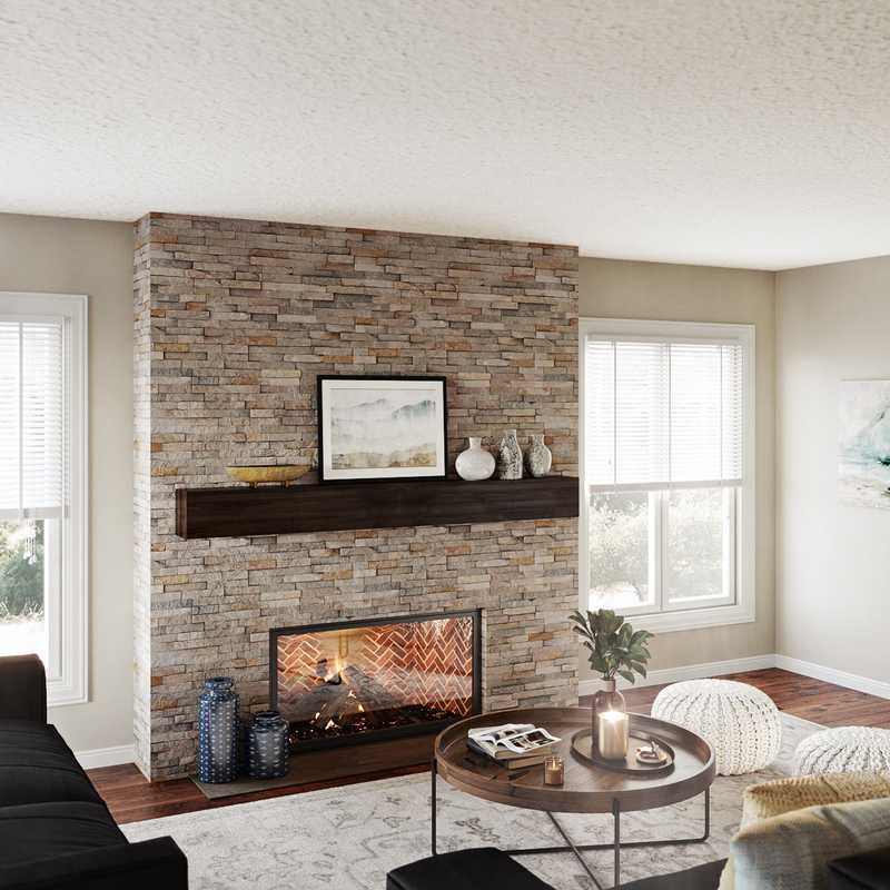 Modern, Traditional, Rustic, Transitional Living Room Design by Havenly Interior Designer Alyssa