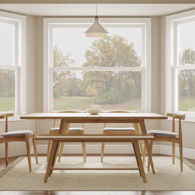 Modern, Bohemian, Midcentury Modern Living Room Design by Havenly Interior Designer Julia