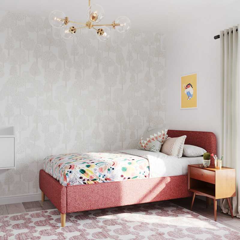 Contemporary, Modern, Bohemian Bedroom Design by Havenly Interior Designer Mirella