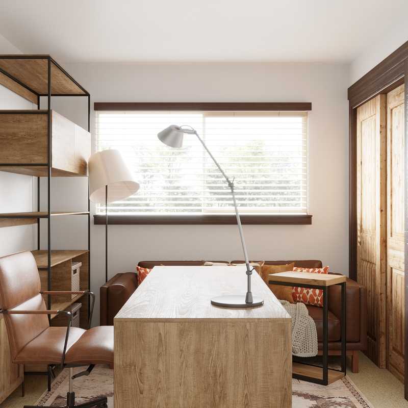 Industrial, Rustic Office Design by Havenly Interior Designer Dayana