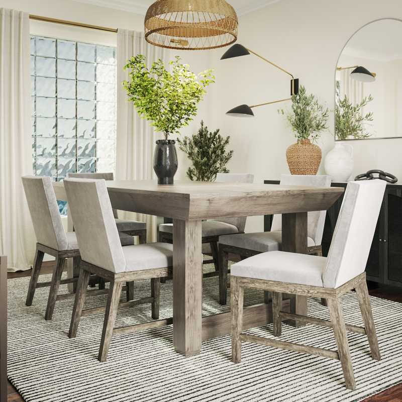 Scandinavian Dining Room Design by Havenly Interior Designer Rebecca