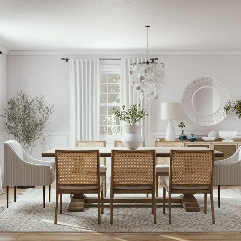 Contemporary, Midcentury Modern, Scandinavian Dining Room Design by Havenly Interior Designer Amanda