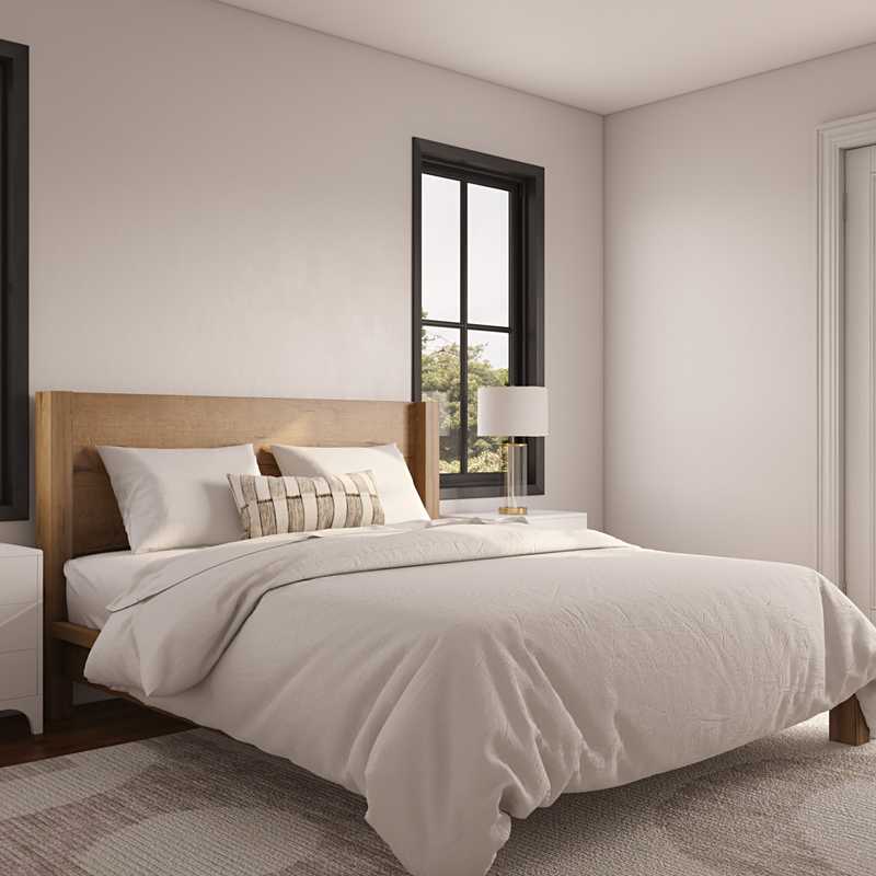 Modern, Coastal, Minimal Bedroom Design by Havenly Interior Designer Katherine