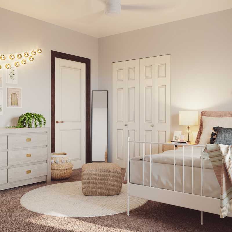 Contemporary, Bohemian Bedroom Design by Havenly Interior Designer Laura