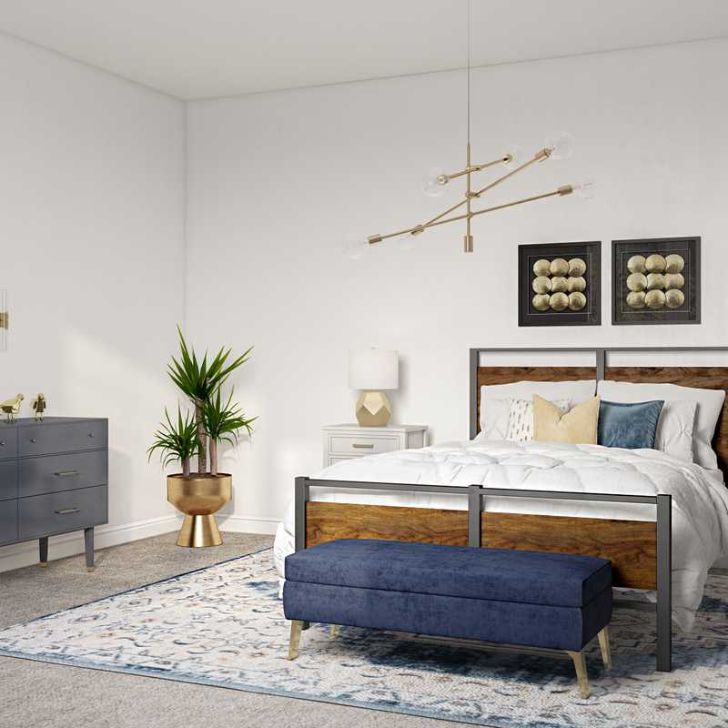 Eclectic, Bohemian Bedroom Design by Havenly Interior Designer Matina