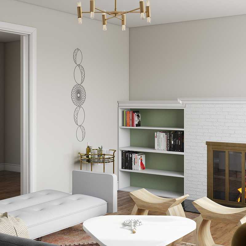 Eclectic, Bohemian, Scandinavian Living Room Design by Havenly Interior Designer Crystal