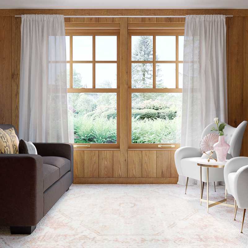 Glam Office Design by Havenly Interior Designer Claire