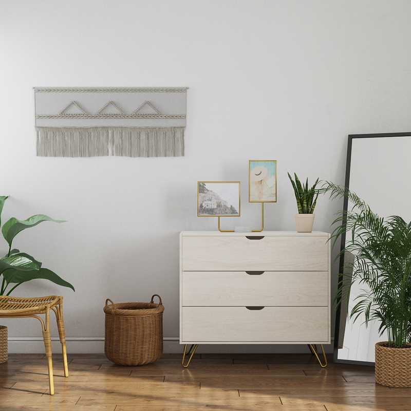Eclectic, Bohemian Bedroom Design by Havenly Interior Designer Dalayah