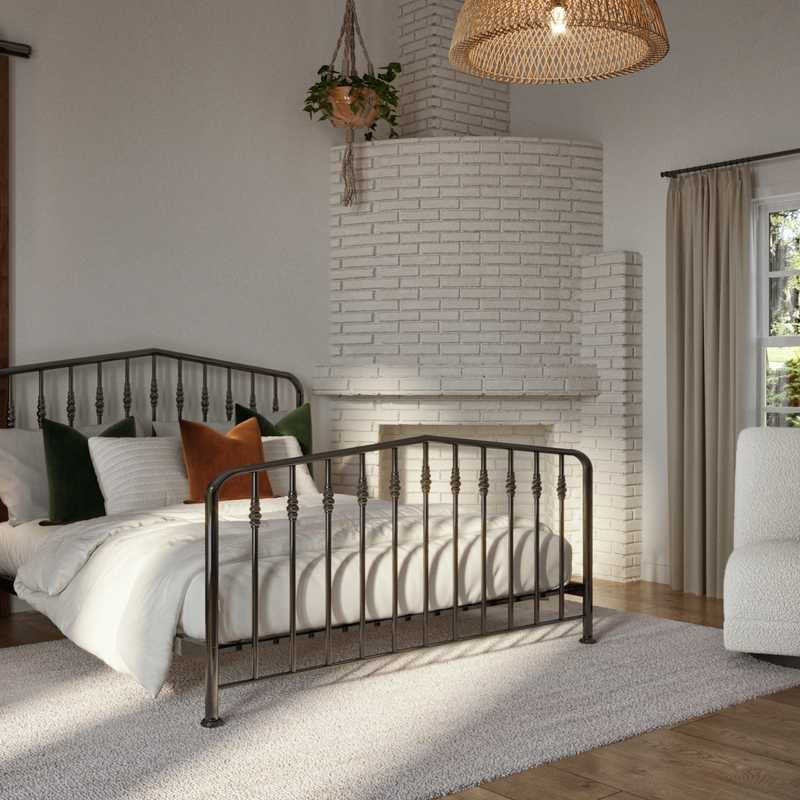 Eclectic, Bohemian, Rustic, Global Bedroom Design by Havenly Interior Designer Tara