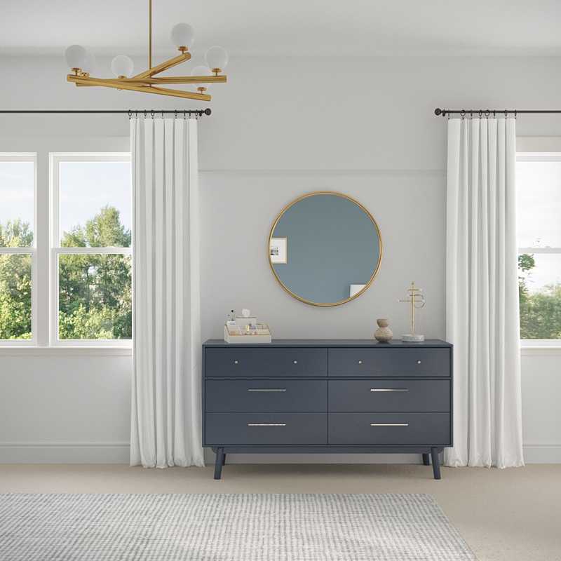 Contemporary, Modern, Coastal Bedroom Design by Havenly Interior Designer Athina