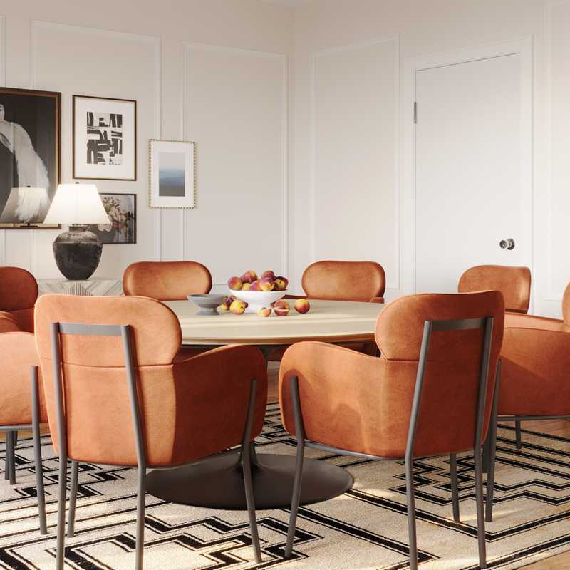 Bohemian, Vintage, Classic Contemporary Living Room Design by Havenly Interior Designer Liliana