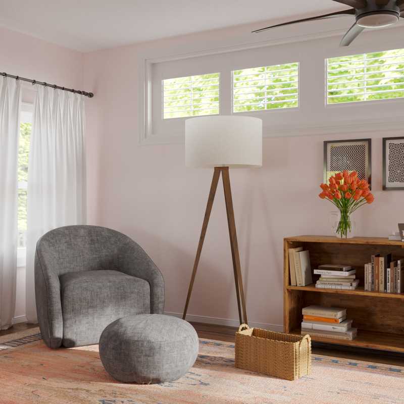 Eclectic, Bohemian Playroom Design by Havenly Interior Designer Sarah