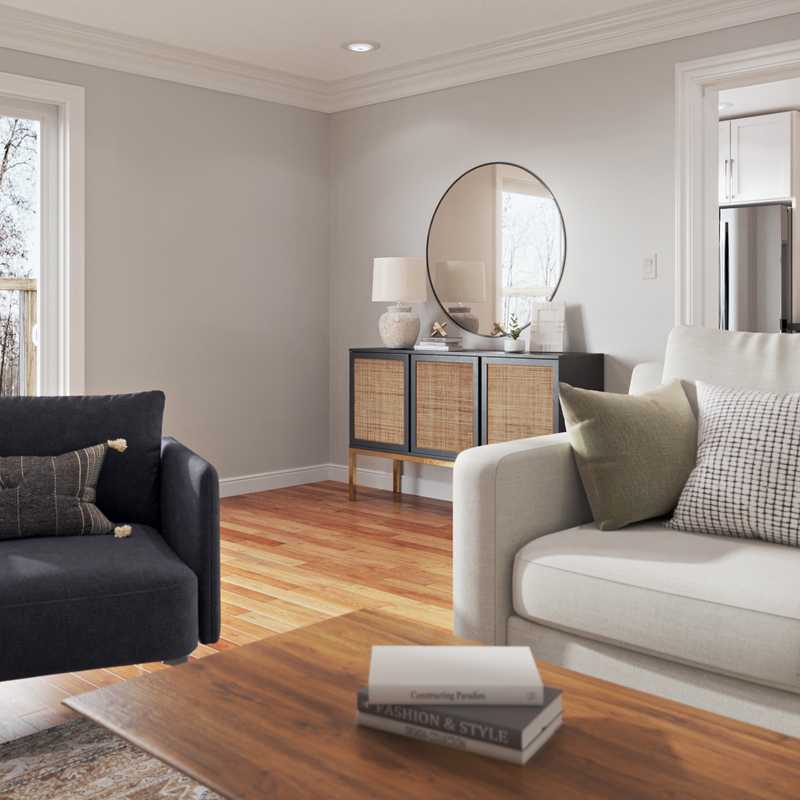 Modern, Classic, Transitional Living Room Design by Havenly Interior Designer Ellis