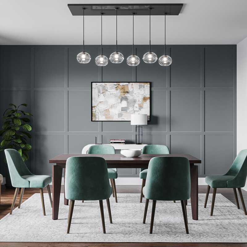 Contemporary, Modern, Traditional Dining Room Design by Havenly Interior Designer David