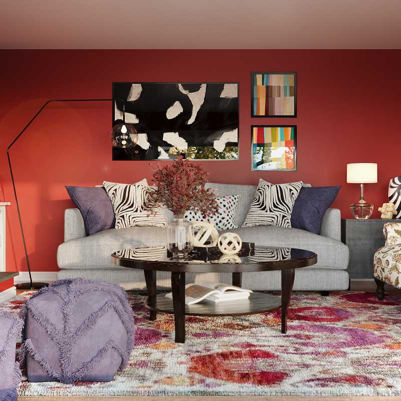 Modern, Glam Living Room Design by Havenly Interior Designer Pamela