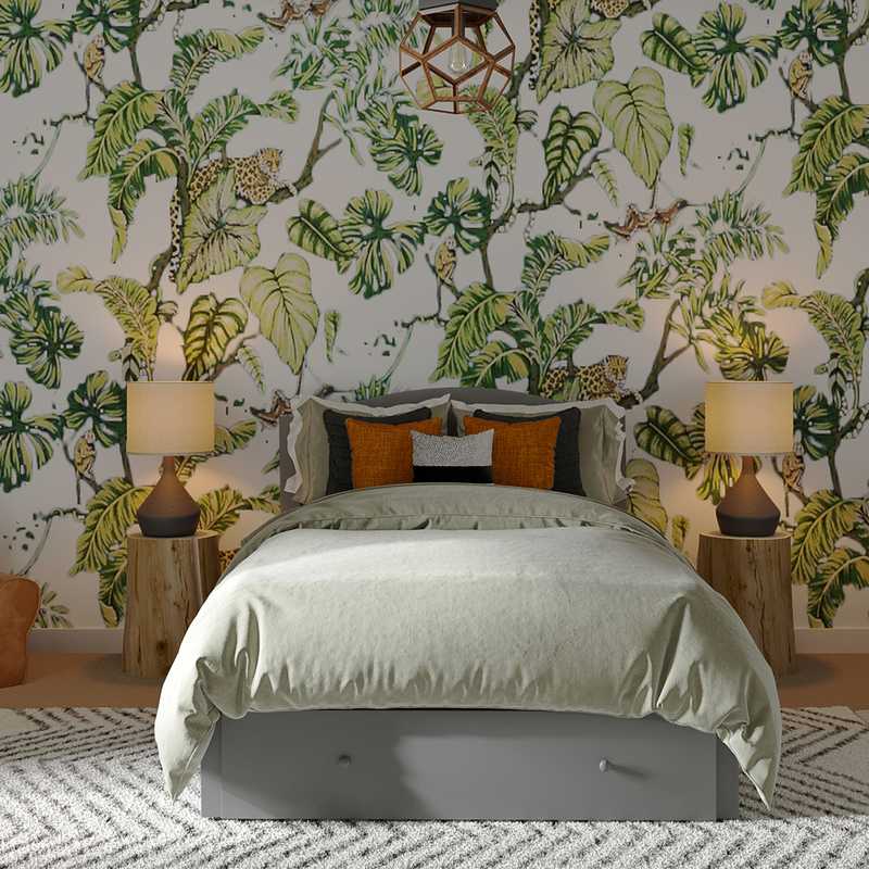 Eclectic, Bohemian Bedroom Design by Havenly Interior Designer Alyssa