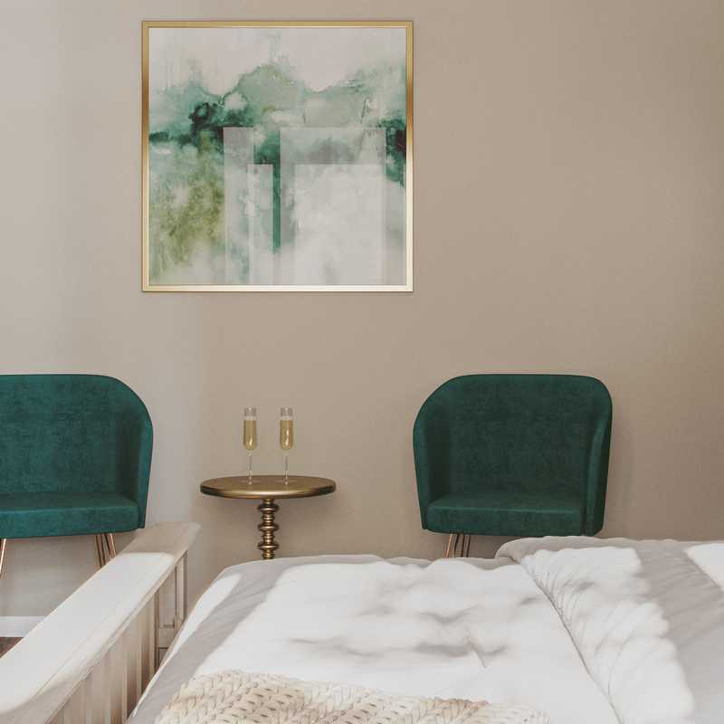 Classic, Glam Bedroom Design by Havenly Interior Designer Tyara