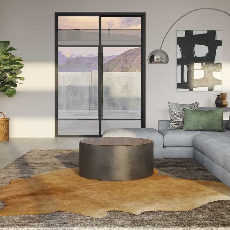 Modern, Scandinavian Living Room Design by Havenly Interior Designer Lauren