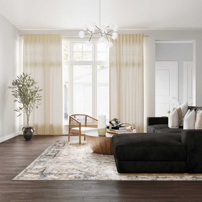 Modern Living Room Design by Havenly Interior Designer Sandra