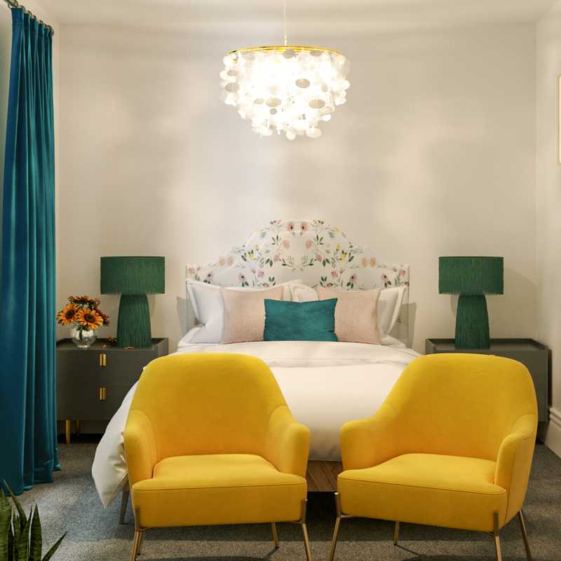 Preppy Bedroom Design by Havenly Interior Designer Sawyer