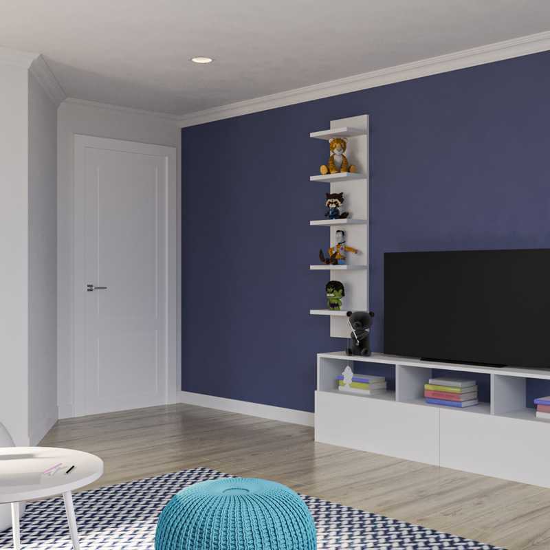 Modern, Classic, Eclectic Playroom Design by Havenly Interior Designer Josefina