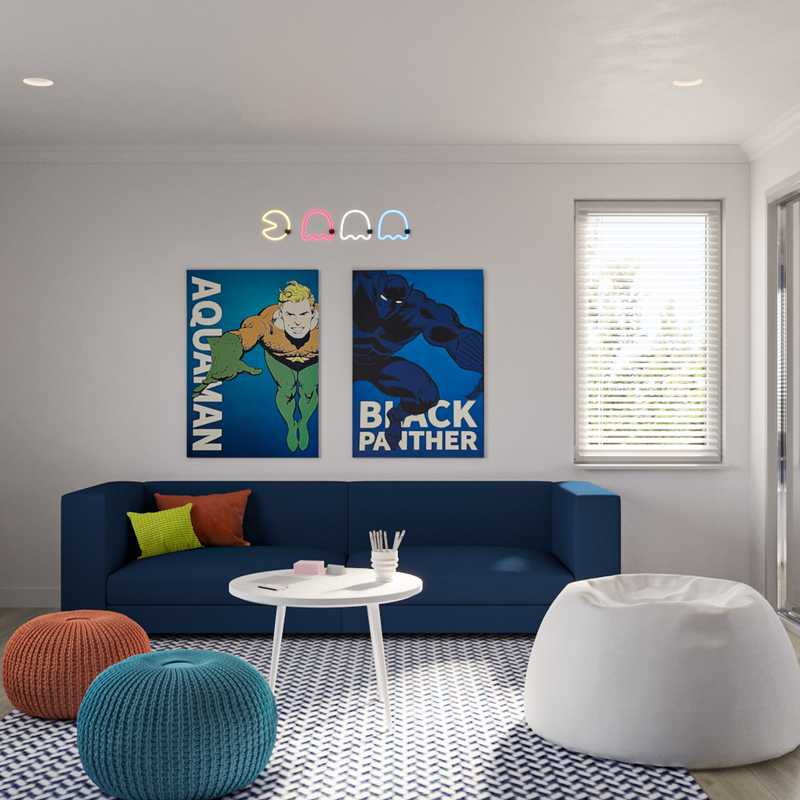 Modern, Classic, Eclectic Playroom Design by Havenly Interior Designer Josefina
