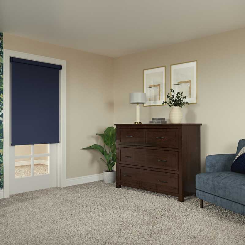 Midcentury Modern Bedroom Design by Havenly Interior Designer Briana