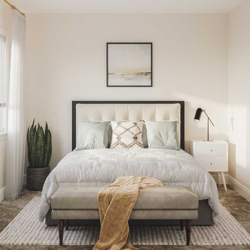 Contemporary, Modern, Midcentury Modern Living Room Design by Havenly Interior Designer Andrea