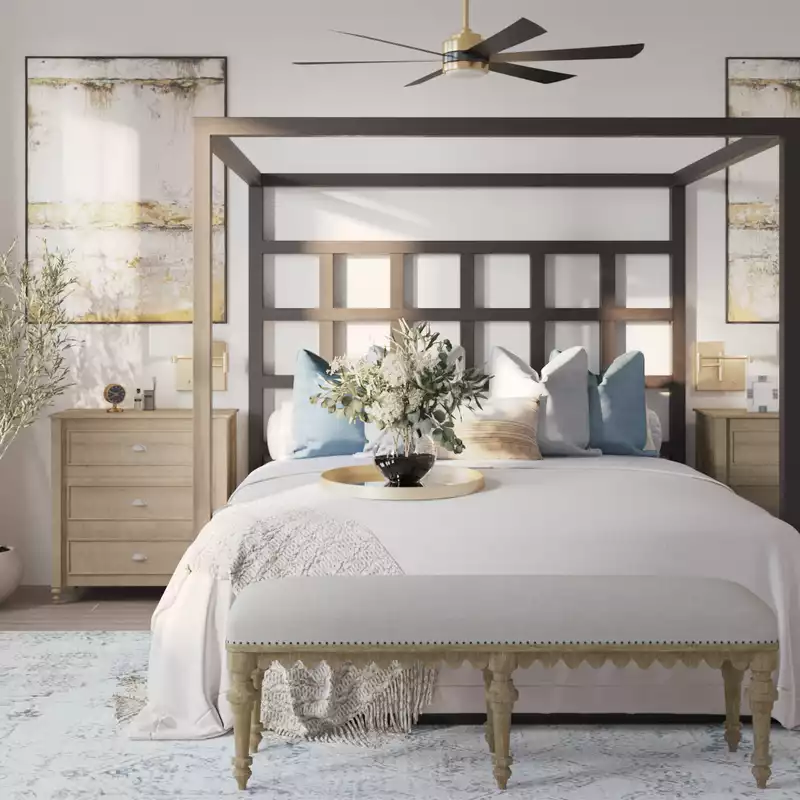 Contemporary, Classic, Coastal, Traditional, Vintage, Country, Classic Contemporary, Preppy Bedroom Design by Havenly Interior Designer Colleen