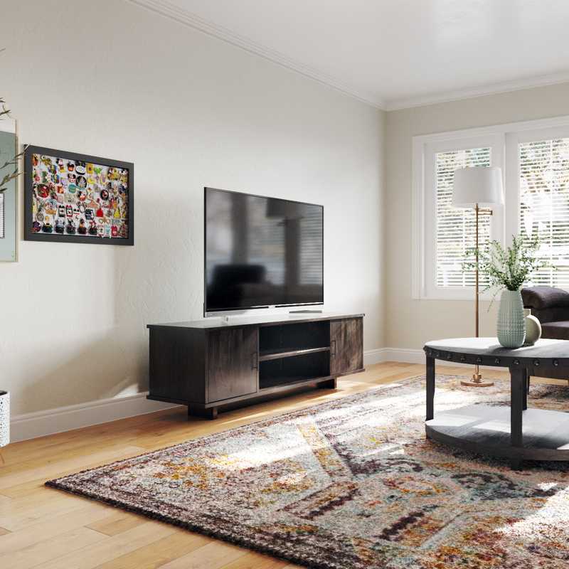 Contemporary, Transitional Living Room Design by Havenly Interior Designer Edith