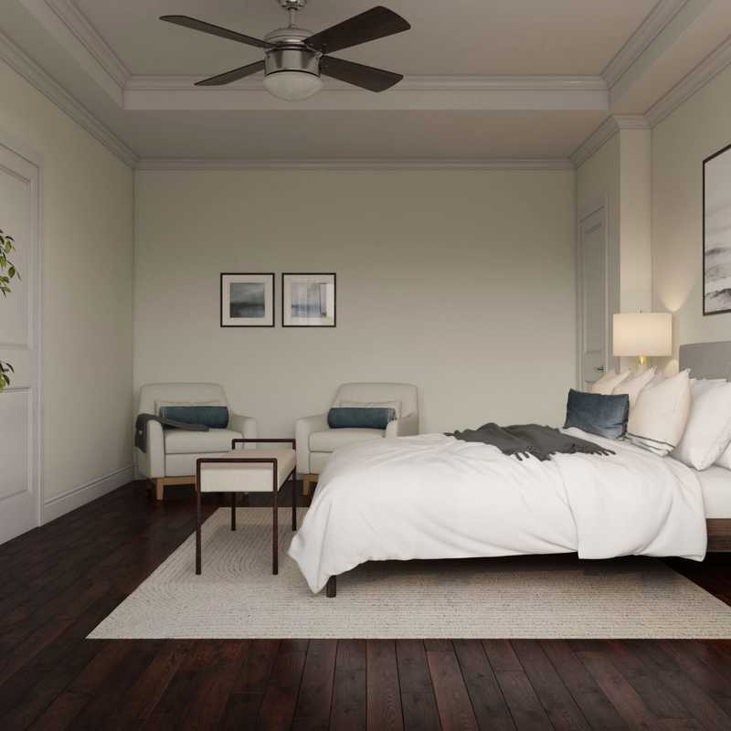 Contemporary, Coastal, Scandinavian Bedroom Design by Havenly Interior Designer Daniela